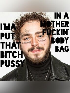 Post Malone Wall Tapestry Rap Lyrics Home Decor Music Artist Room Poster Blanket